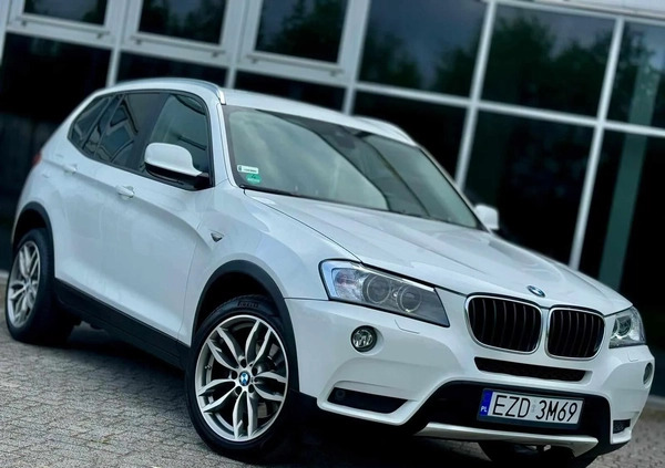 BMW X3 cena 72900 przebieg: 139000, rok produkcji 2014 z Torzym małe 781